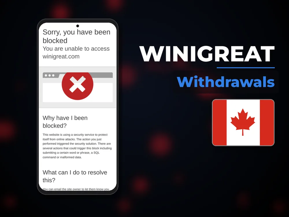 Winigreat - Withdrawals