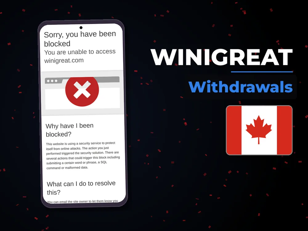 Winigreat - Withdrawals